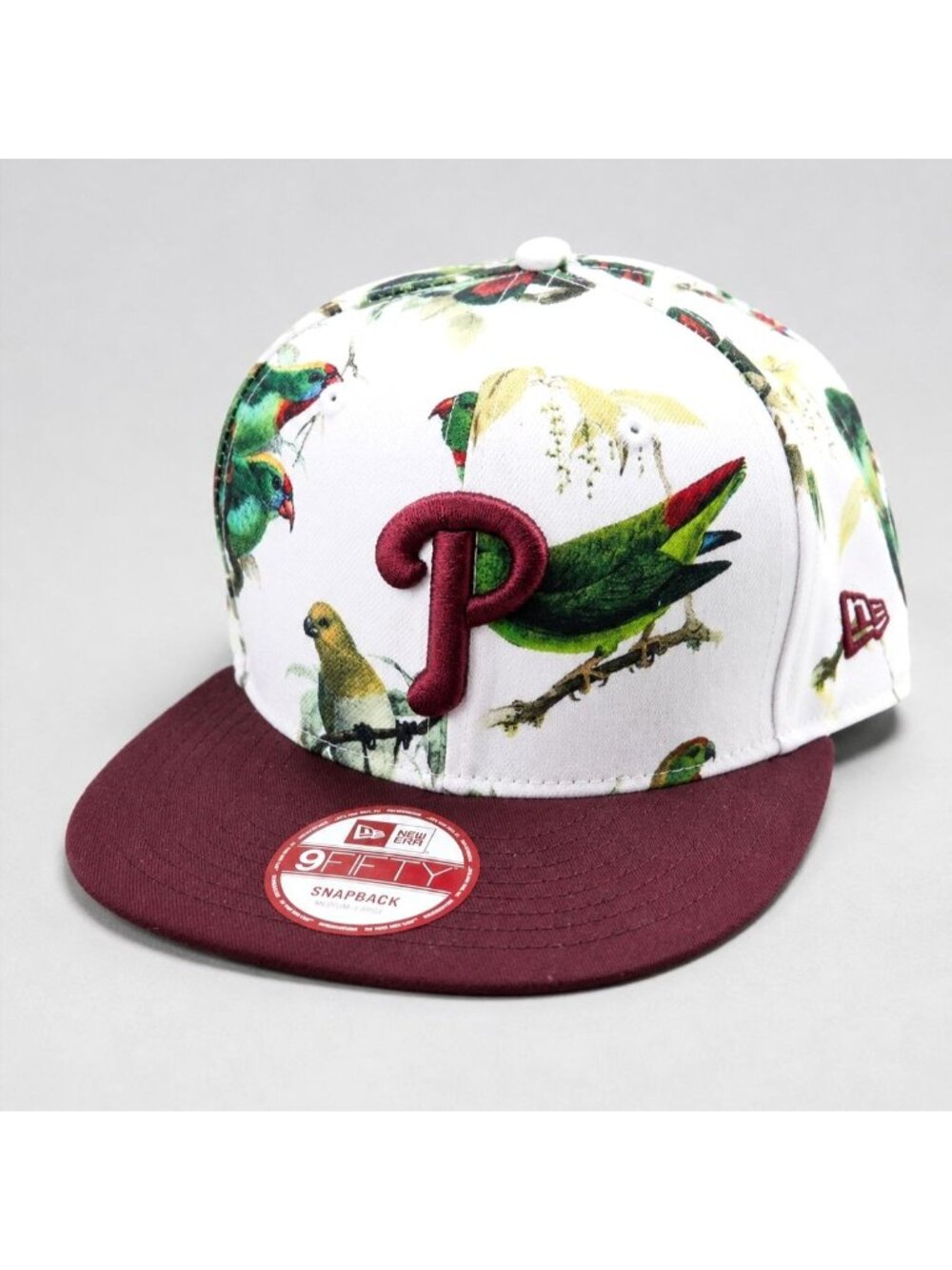 New Era Philadelphia Phillies 9FIFTY Hat Snapback MLB Tropical Birds Cap - NWOT